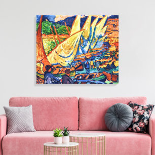 Toile Bateaux de pêche, Collioure Andre Derain