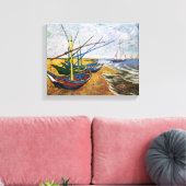 Toile Bateaux de pêche par Vincent van Gogh (Insitu(Salon))