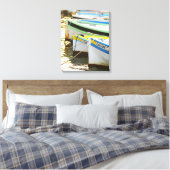 Toile Bateaux de pêche provençaux typiques peints en (Insitu(Chambre))