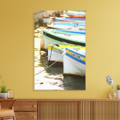 Toile Bateaux de pêche typiquement provençaux peints en (Insitu(Salon))