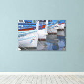 Toile Bateaux de pêche typiques de Provence peints en 2 (Insitu (Plancher de Bois))