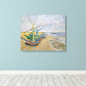 Toile Bateaux de pêche | Vincent van Gogh (Insitu (Plancher de Bois))