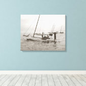 Toile Bateaux Huîtriers, 1903 (Insitu (Plancher de Bois))
