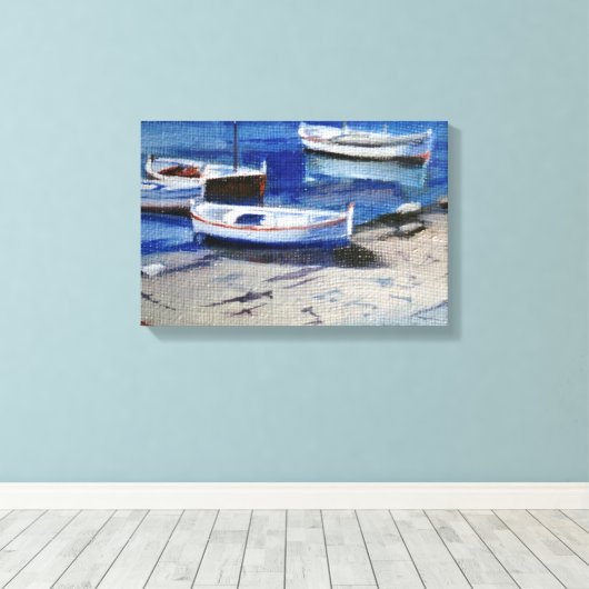 Toile Bateaux/Small boats (Insitu (Plancher de Bois))