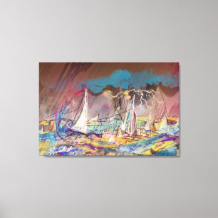 TOILE BATEAUX STORMY