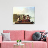 Toile Bateaux sur le Missouri (Insitu(Salon))