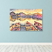 Toile Bateaux vintages (Insitu (Plancher de Bois))