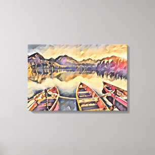 Toile Bateaux vintages