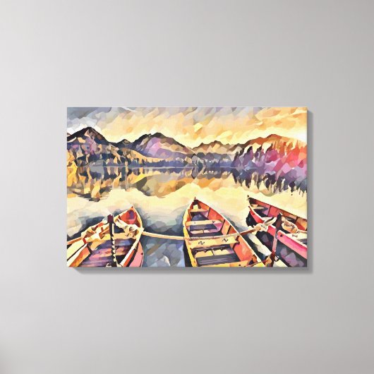 Toile Bateaux vintages (Recto)