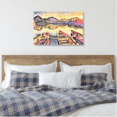 Toile Bateaux vintages (Insitu(Chambre))