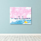 Toile Bath Yellow Duck (Insitu (Plancher de Bois))