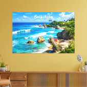 Toile Bathsheba, Barbade - Côte de plage tropicale (Insitu(Salon))