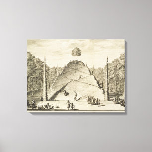 Toile Bâti artificiel Parnassus, gravé par Johannes V
