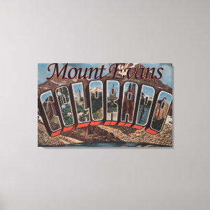 Toile Bâti Evans, le Colorado - grandes scènes de lettre