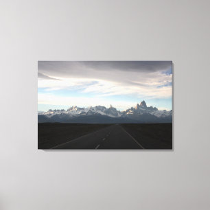 Toile Bâti Fitz Roy et chaîne des Andes