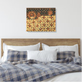 Toile Batik Earthy Café Elégant Rustique Rugueux (Insitu(Chambre))