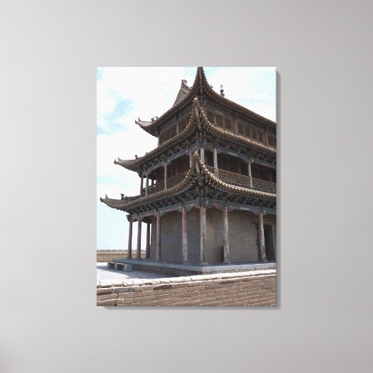 Toile Bâtiment ancien chinois (Recto)
