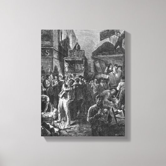 Toile Bâtiment de l'avenue de l'Opéra (Recto)