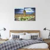 Toile Bâtiment Delaware et Hudson Co. à la nuit (Insitu(Chambre))