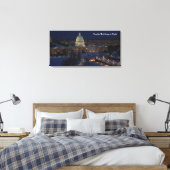 Toile Bâtiment du Capitole des États-Unis la nuit (Insitu(Chambre))
