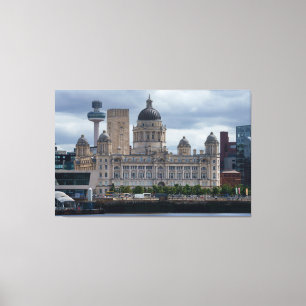 Toile Bâtiment du port de Liverpool