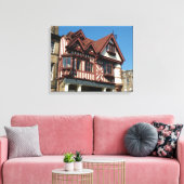 Toile Bâtiment en chêne Tudor, Edimbourg, Ecosse (Insitu(Salon))