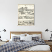 Toile Bâtiment forestier, ferme du comté de Yolo (Insitu(Chambre))