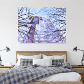 Toile Bâtiment moderne avec arbres à barbe (Insitu(Chambre))