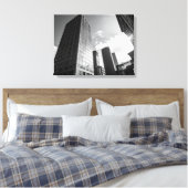 Toile bâtiments en noir et blanc (Insitu(Chambre))