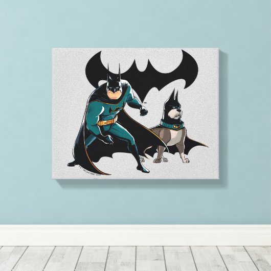 Toile Batman & Ace (Insitu (Plancher de Bois))
