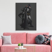 Toile Batman Arkham City | Batman et Catwoman (Insitu(Salon))