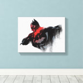 Toile Batman Batarang cramoisi (Insitu (Plancher de Bois))