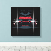 Toile Batman Batmobile - Je Suis L'Ombre (Insitu (Plancher de Bois))