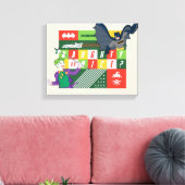 Toile Batman contre Joker "Naughty or Nice" (Insitu(Salon))