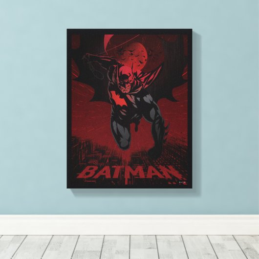 Toile Batman Crimson Leap (Insitu (Plancher de Bois))