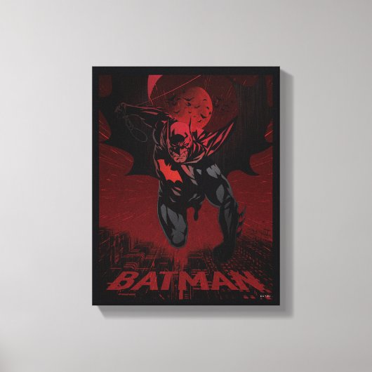 Toile Batman Crimson Leap (Recto)
