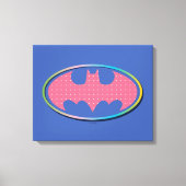 Toile Batman | Logo Pink Polka Dot (Recto)