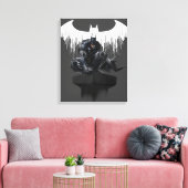 Toile Batman perché sur un pilier (Insitu(Salon))