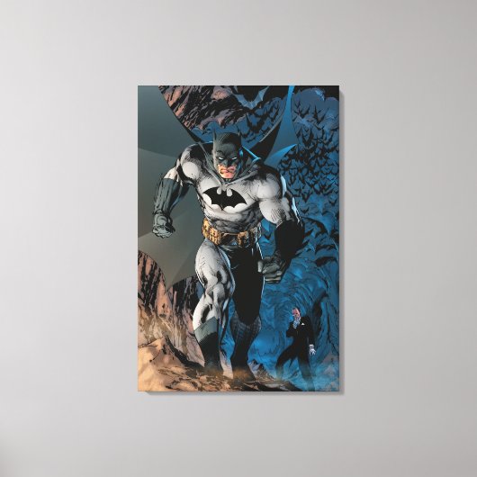 Toile Batman quittant la grotte des chauves-souris (Recto)