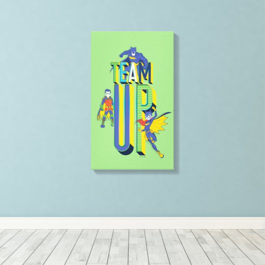 Toile Batman | Team Up (Insitu (Plancher de Bois))