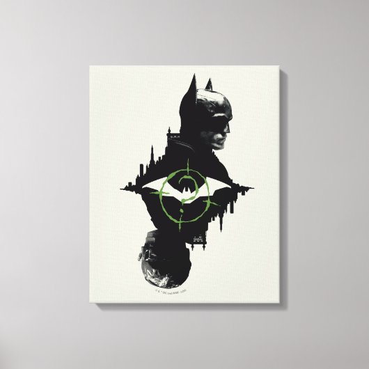 Toile Batman & The Riddler Dual Character Graphic (Recto)
