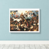 Toile Batman V Superman Anges et démons peinture (Insitu (Plancher de Bois))