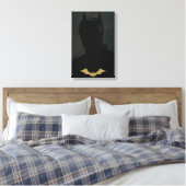 Toile Batman With Golden Bat Symbol (Insitu(Chambre))