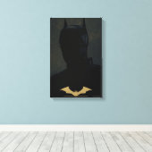 Toile Batman With Golden Bat Symbol (Insitu (Plancher de Bois))