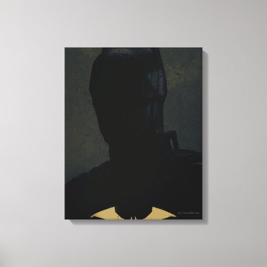 Toile Batman With Golden Bat Symbol (Recto)
