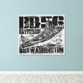 Toile Batterie Washington Canvas Print (Insitu (Plancher de Bois))