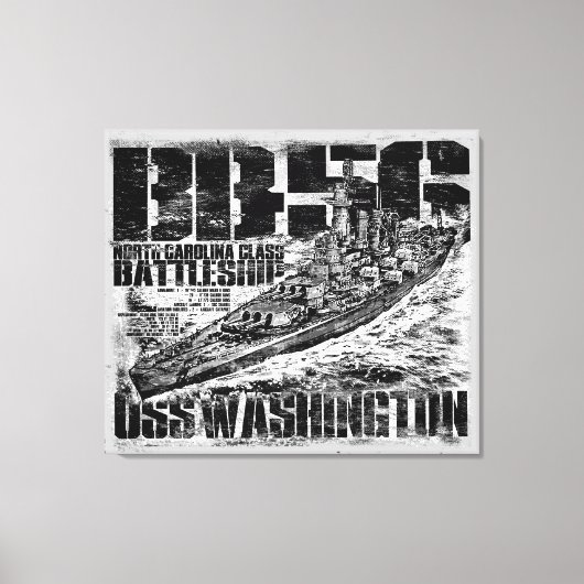 Toile Batterie Washington Canvas Print (Recto)