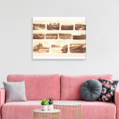 Toile Batteries, redoutes, construction, canal, pont (Insitu(Salon))