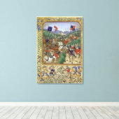Toile Battle of Agincourt, october 25th 1415 (w/c sur pa (Insitu (Plancher de Bois))