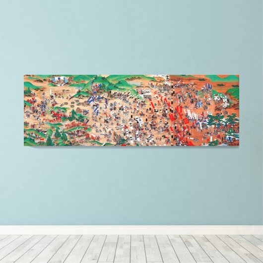 Toile Battle of Sekigahara 関ヶ原の戦 (Insitu (Plancher de Bois))